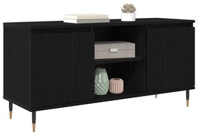 vidaXL Ντουλάπι TV Μαύρη Οξυά 104 x 35 x 50 εκ. Επεξεργασμένο ξύλο