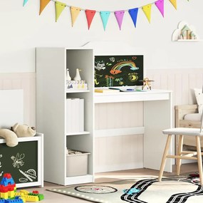 vidaXL Γραφείο Κιμωλίας Λευκό 120 x 45 x 118.5 εκ. Επεξεργασμένο ξύλο