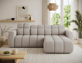 Γωνιακός καναπές Comfora-Κρεμ-Δεξιά