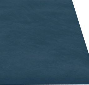 vidaXL Κεφαλάρι Τοίχου 12 pcs Μπλε Βελούδο