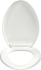 vidaXL Κάλυμμα Λεκάνης με Soft Close &amp; Quick Release Λευκό