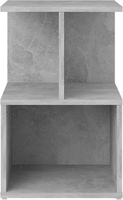 vidaXL Βοηθητικό Ντουλάπι Γκρι Σκυρ. 35 x 35 x 55 εκ. από Επεξ. Ξύλο
