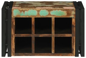 vidaXL Ράφι Κρασιού 46x35x27.5 εκ. Ανακυκλωμένο Ξύλο