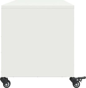 vidaXL Έπιπλο Τηλεόρασης Λευκό 100,5x39x43,5 εκ. Ατσάλι