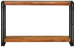 vidaXL Τραπέζι κονσόλας Καφέ 120 x 33 x 75 εκ Μασίφ ξύλο ακακίας