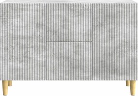 vidaXL Πλαϊνό γραφείο Γκρι Σκυροδέματος 89 x 34,5 x 60 εκ.