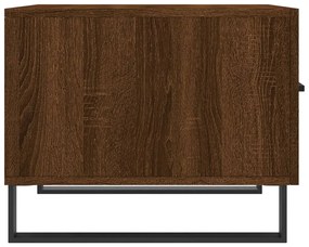 Τραπεζάκια Σαλονιού 2 τεμ Brown Oak 50x50x40 εκ Επεξ. Ξύλο - Καφέ