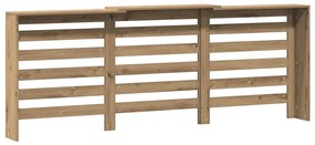 vidaXL Κάλυμμα Καλοριφέρ Αρτισιανή Δρυς 205x21,5x83,5 εκ Επεξ. Ξύλο