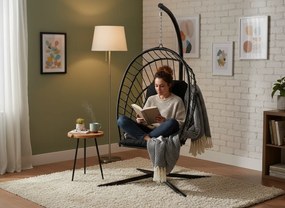 Κρεμαστή πολυθρόνα Fold-Μαυρο