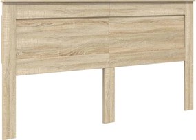 vidaXL Κεφαλάρι με κεφαλάρι Δρύς Sonoma 180 cm Επεξεργασμένο ξύλο