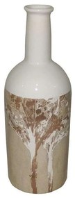 Μπουκάλι Διακοσμητικό ''Autumn'' 28,5cm Brown-White ARA109 Espiel Κεραμικό