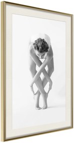 Αφίσα - Interlaced Body - 20x30 - Χρυσό - Με πασπαρτού