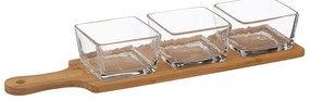 Ορντεβιέρα Σερβιρίσματος 3 Θέσεων (40x5.5x10) S-D Bamboo Glass 194179