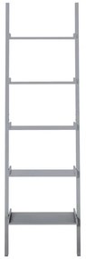 SHELF Βιβλιοθήκη - Ραφιέρα Γκρι  56x32x189cm [-Γκρι-] [-MDF - Κόντρα Πλακέ - Καπλαμάς - Νοβοπάν-] Ε763,4