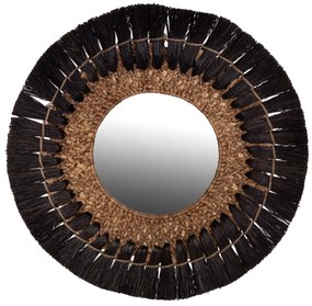 ΚΑΘΡΕΠΤΗΣ ΤΟΙΧΟΥ HM7832 ΜΕ ΠΛΑΙΣΙΟ MENDONG GRASS Φ70εκ ΣΕ ΜΑΥΡΟ & ΦΥΣΙΚΟ