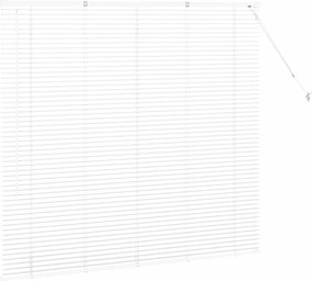 vidaXL Βενετσιάνικες Ρόδες Λευκό 130 x 150 cm Αλουμίνιο