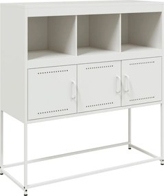 vidaXL Ντουλάπι Λευκό 100,5x39x107 εκ. Ατσάλινο