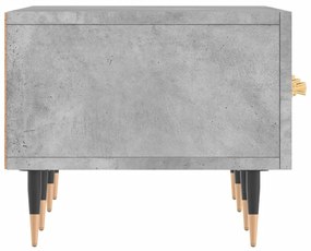 vidaXL Έπιπλο Τηλεόρασης Γκρι Σκυροδέματος 150x36x30 εκ. Επεξ. Ξύλο