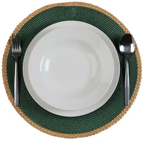 Σουπλά Versa Πράσινο Γιούτα πολυπροπυλένιο Eichhornia crassipes 38 x 38 cm