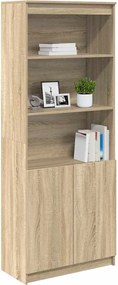 vidaXL Ντουλάπι Sonoma Δρυς 70x35x180 εκ. από Επεξεργασμένο Ξύλο
