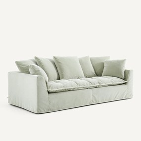 Καναπές από βελούδο stonewashed, OTAVIA