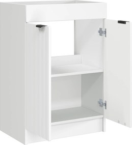 vidaXL Ντουλάπι κάτω από τον νιπτήρα Λευκό 78,5 x 37,5 x 81 εκ