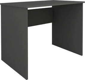 Γραφείο εργασίας Kalen Megapap χρώμα ανθρακί 90x60x74εκ.