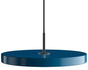 Φωτιστικό Οροφής Asteria Medium Black 2173C4173 Φ43x4cm Led 1300lm 16W 3000k Petrol Blue Umage