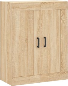 vidaXL Ντουλάπι Sonoma δρυς 69,5 x 34 x 180 εκ. από Επεξεργασμένο Ξύλο