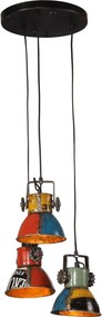 vidaXL Φωτιστικό Κρεμαστό 25 W Πολύχρωμο 30x30x100 εκ. Ε27