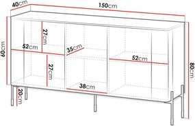 Μπουφές Vera 150-Cashmere