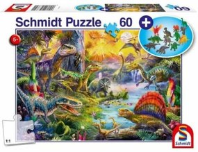 Παζλ Schmidt Spiele Dinosaurs Εικόνες 60 Τεμάχια