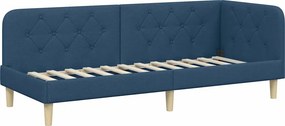 vidaXL Κρεβάτι Γωνίας Μπλε 80 x 200 cm ύφασμα