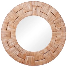 Intrahome Καθρέπτης Adloms intrahome ξύλο σε φυσική απόχρωση Φ70x6εκ | SKU: INTRAPA-448111137