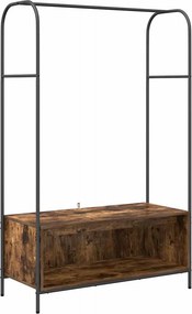 vidaXL Ράφι Ρούχων Καφέ δρυς 100 x 44 x 160 εκ Επεξεργασμένο ξύλο