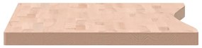 vidaXL Επιφάνεια Γραφείου 110x(55-60)x4 εκ. από Μασίφ Ξύλο Οξιάς
