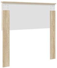 vidaXL Κεφαλάρι Δρύς Sonoma 80 cm Επεξεργασμένο ξύλο