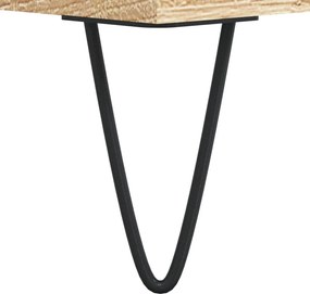 vidaXL Κομοδίνο Sonoma Δρυς 40 x 35 x 50 εκ. από Επεξεργ. Ξύλο