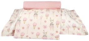 Σετ Σεντόνια Παιδικά 170x260 Essential 8859 Ivory, Pink 5204850256883