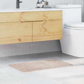 vidaXL Πατάκι μπάνιου Κρεμ 50 x 80 cm Πολυπροπυλένιο