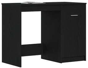 vidaXL Γραφείο Μαύρη δρυς 100 x 50 x 76 εκ. Επεξεργασμένο ξύλο