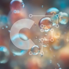 Intra Συλλεκτικό Ξύλινο Παζλ Plywood 4mm - Πολύχρωμες φυσαλίδες που επιπλέουν στον αέρα Σε Ξύλινο Κουτί - Διαστάσεις Puzzle: 10x10 cm – 25 κομμάτια