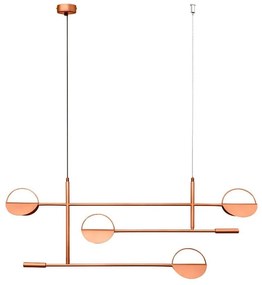 Φωτιστικό Οροφής - Ράγα 01348 G9 110x40cm Copper Luma