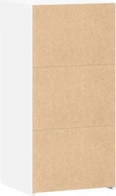 vidaXL Συρταριέρα Λευκή 45x42,5x93 εκ. από Επεξεργασμένο Ξύλο