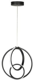 Κρεμαστό Φωτιστικό Οροφής LED 45W 3CCT Neon-29 Heronia Lighting-01-0349-Μαύρο 01-0349