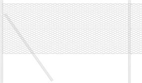 vidaXL Φράχτης Εξαγώνου Γκρι 0,8 x 50 μ PVC