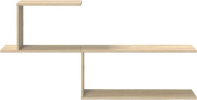 vidaXL Ράφι Τοίχου Sonoma Δρυς 122 x 18 x 60 εκ. Επεξεργασμένο Ξύλο