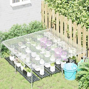 vidaXL Κάλυμμα Φυτών Διαφανές 2 x 2 m PE