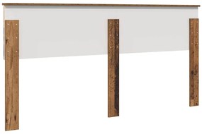 vidaXL Κεφαλάρι με κεφαλάρι Παλιό Ξύλο 160 cm Επεξεργασμένο ξύλο