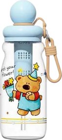 Παιδικό παγούρι πλαστικό με καλαμάκι - 750ml - 413210 - Blue